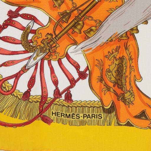 HERMES（エルメス） スカーフ カレ90 CAPARACONS DE LA FRANCE ET DE