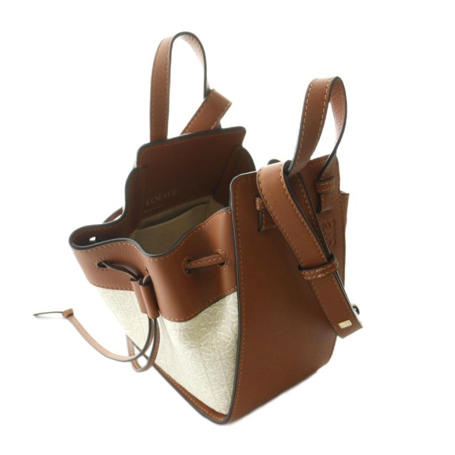 ■美品■LOEWE ショルダーバッグ　ハンモック　ブラウン　アナグラム　ラージ □美品□LOEWE ショルダーバッグ ハンモック ブラウン アナグラム