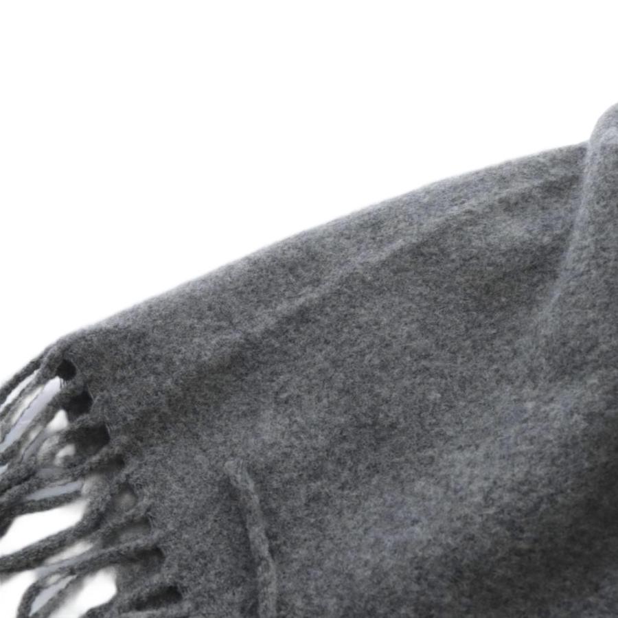アクネ ストゥディオズ Acne Studios ウール マフラー フリンジ グレー