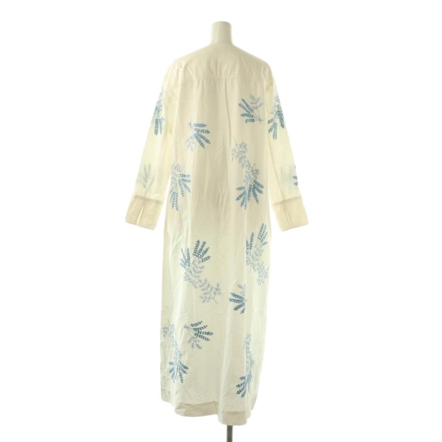 ヌキテパ NE QUITTEZ PAS! 24AW Cotton Linen Plants Embroidery Dress