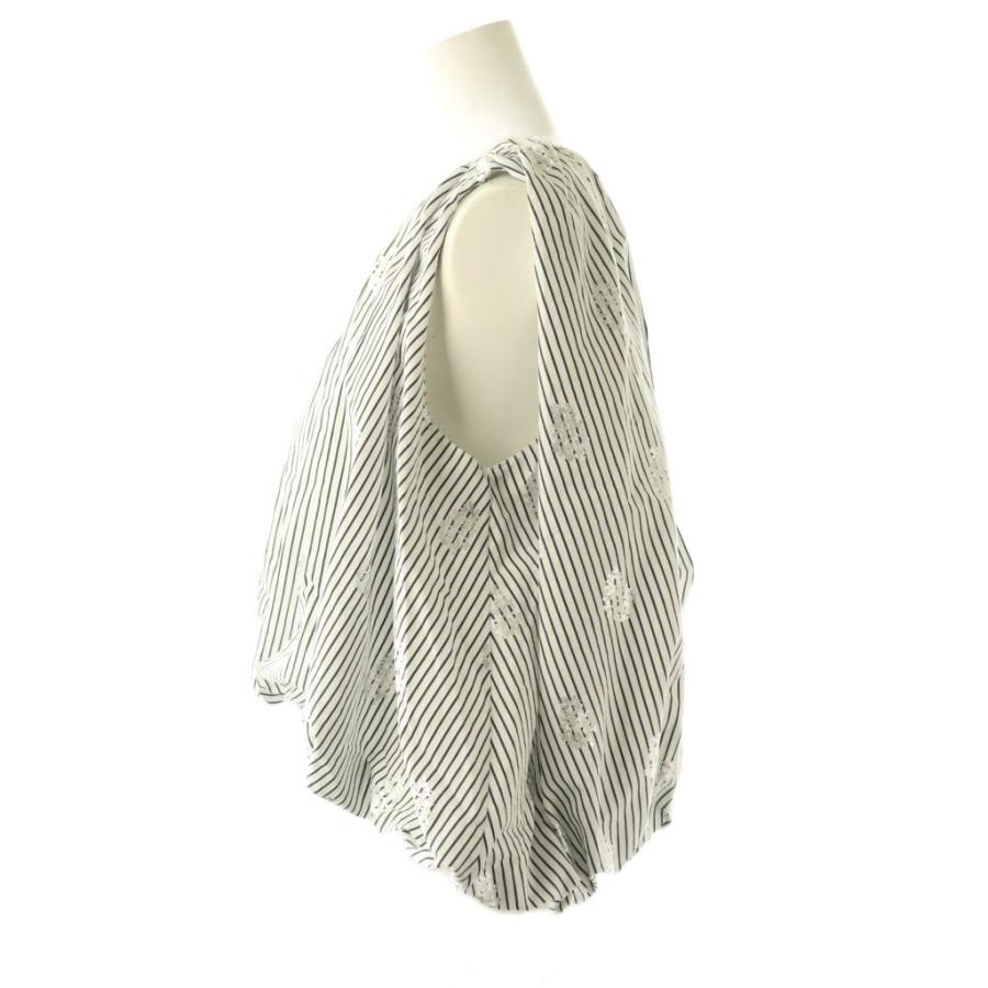 ヌキテパ NE QUITTEZ PAS! 25SS Poplin Foil Print Balloon Top