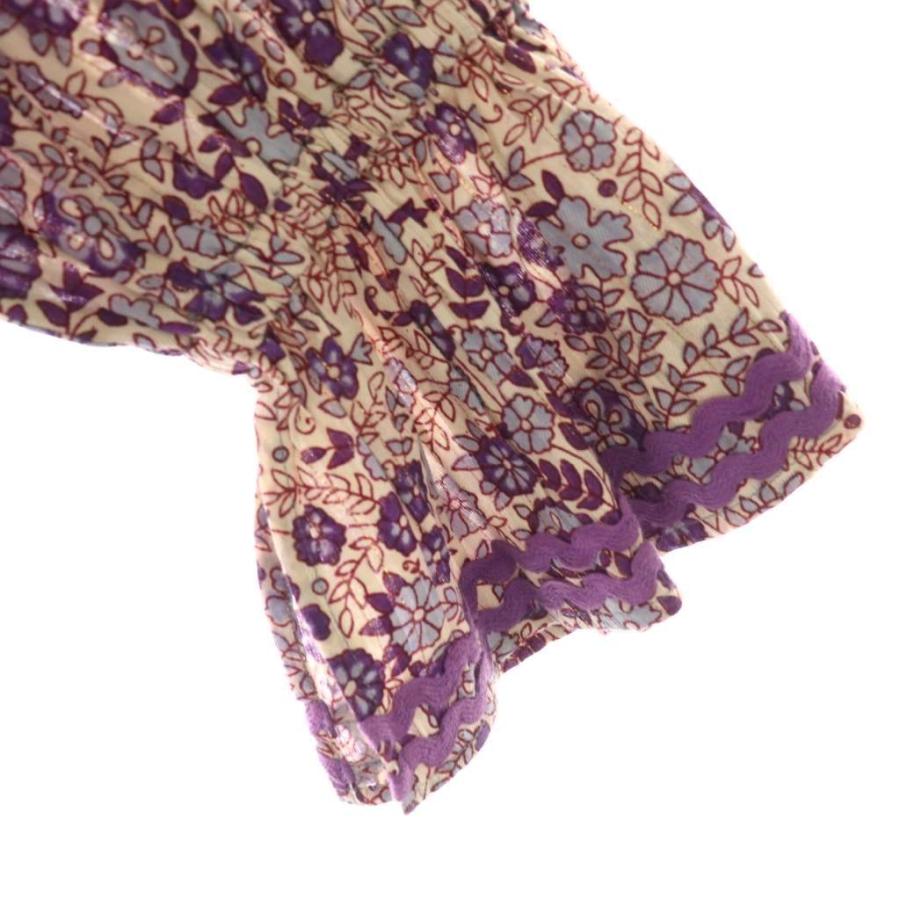 サラマリカ sara mallika 25AW Cotton Jacquard Flower Print Frill