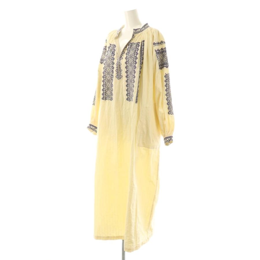 サラマリカ Sサイズ ワンピース ドレス サラマリカ sara mallika 25AW Cotton Jacquard Zari Embroidery Dress