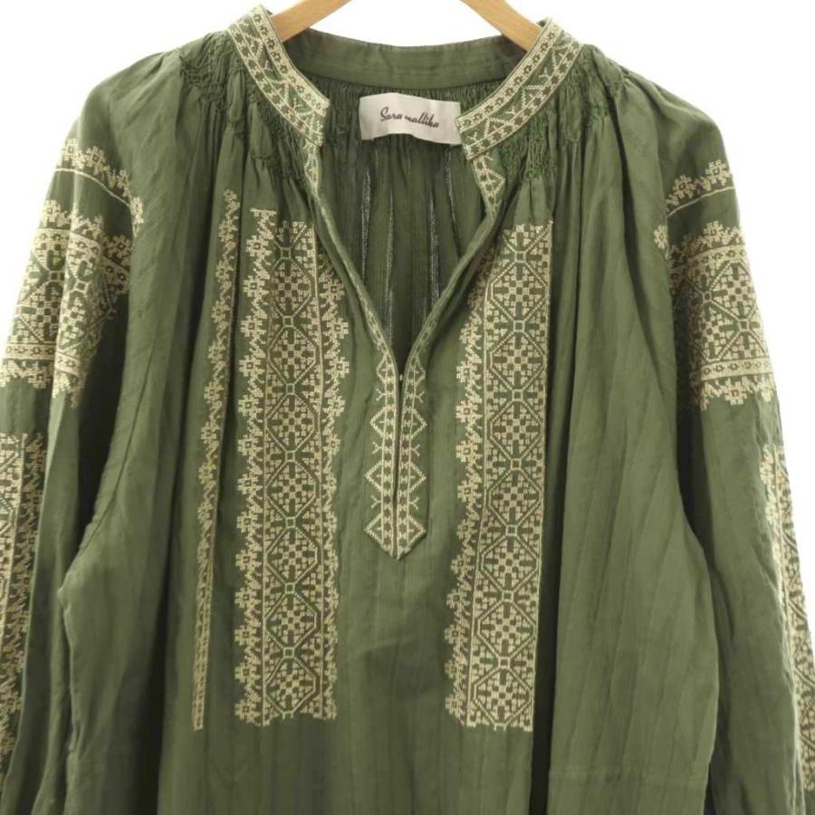 サラマリカ Sara Mallika 25AW Cotton Jacquard Zari Embroidery Dress