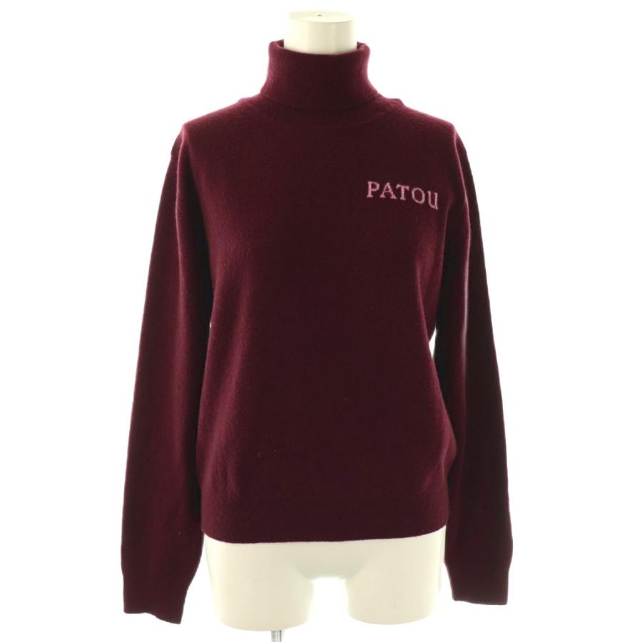 パトゥ PATOU 25AW ウールロゴタートルネックニット セーター 長袖 M