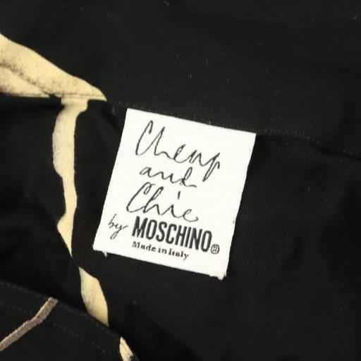 ✨希少✨極美品✨90‘s モスキーノ チープ&シック ヴィンテージジャケット モスキーノチープアンドシック MOSCHINO CHEAP AND CHIC 総柄ブラウス