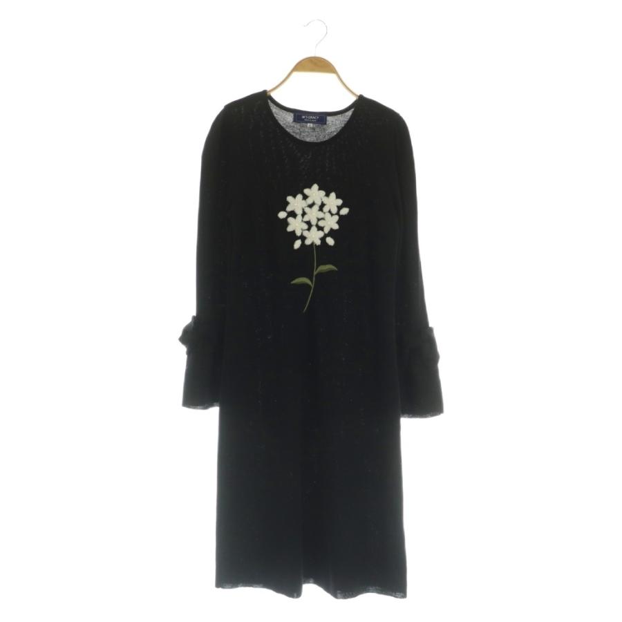 エムズグレイシー M'S GRACY ニット ワンピース ロング 長袖 フレア