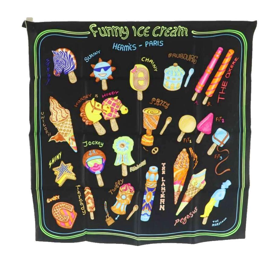 HERMES（エルメス） 24SS カレ70 FUNNY ICE CREAM ファニーアイス