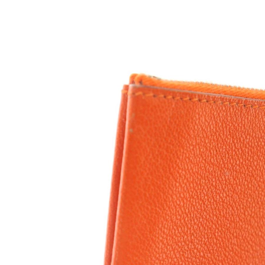 HERMES エルメス ビブラート ケース 小物入れ オレンジカラー 美品