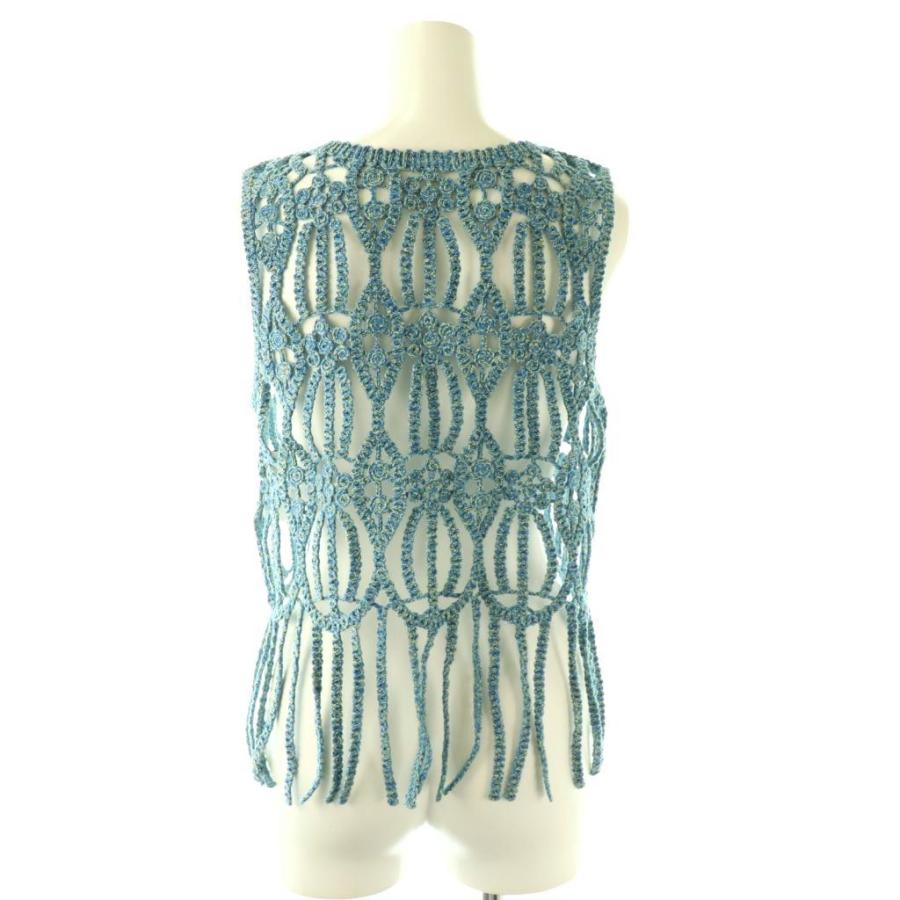 フミエタナカ FUMIE TANAKA 24SS code fringe tank トップス ニット 