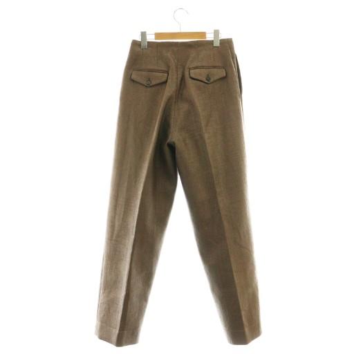 フミカウチダ　パンツ フミカ ウチダ FUMIKA_UCHIDA RAFFIA 3 IN TUCK NO-BELT SLACKS