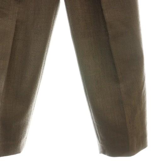 フミカ ウチダ FUMIKA_UCHIDA RAFFIA 3 IN TUCK NO-BELT SLACKS