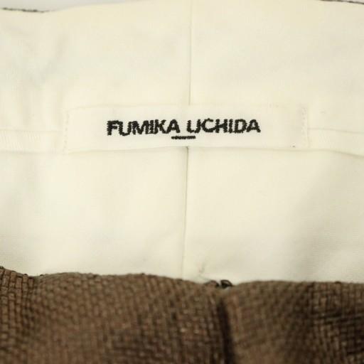 フミカ ウチダ FUMIKA_UCHIDA RAFFIA 3 IN TUCK NO-BELT SLACKS