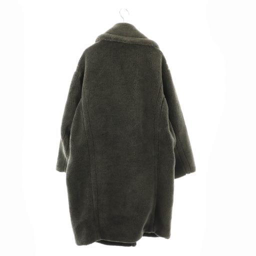 アイジャン AIJAN テディボアロングコート アウター ロング M グレー