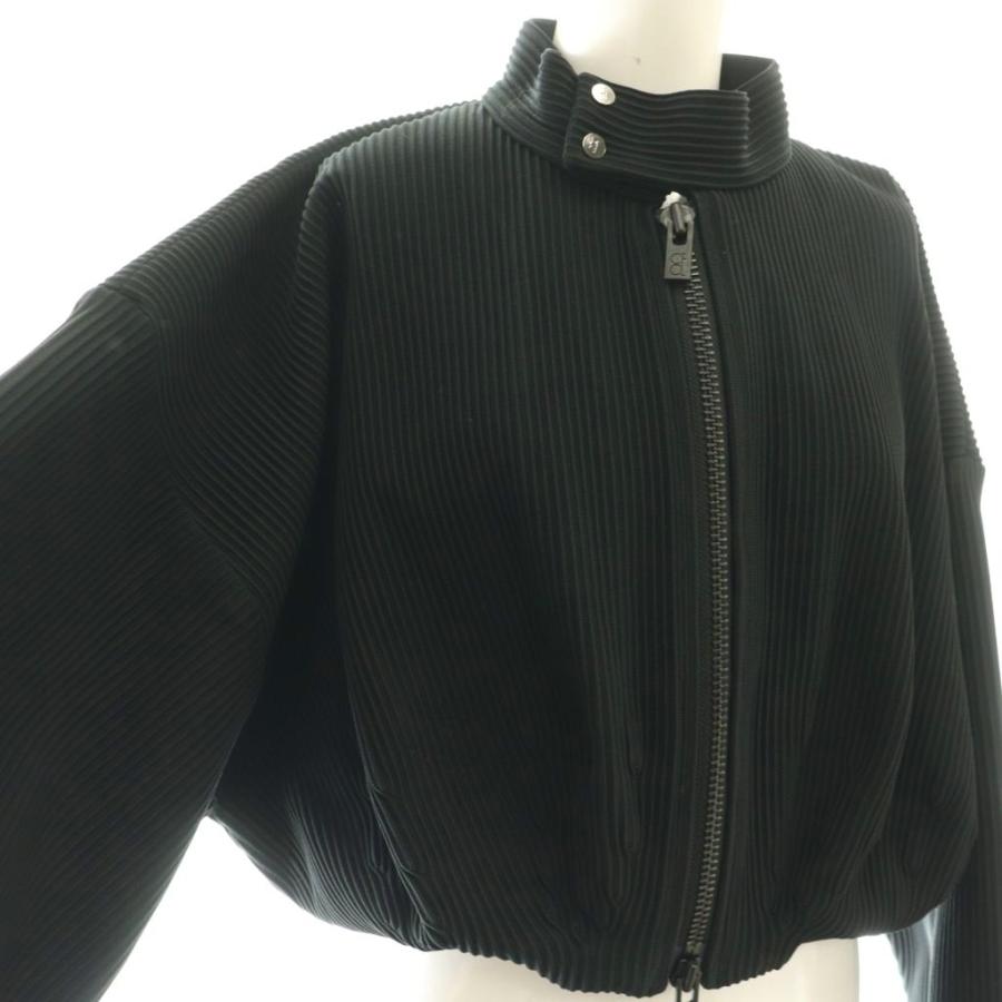 シーエフシーエル CFCL HYPHA STAND-UP COLLAR CROPPED BOMBER JACKET