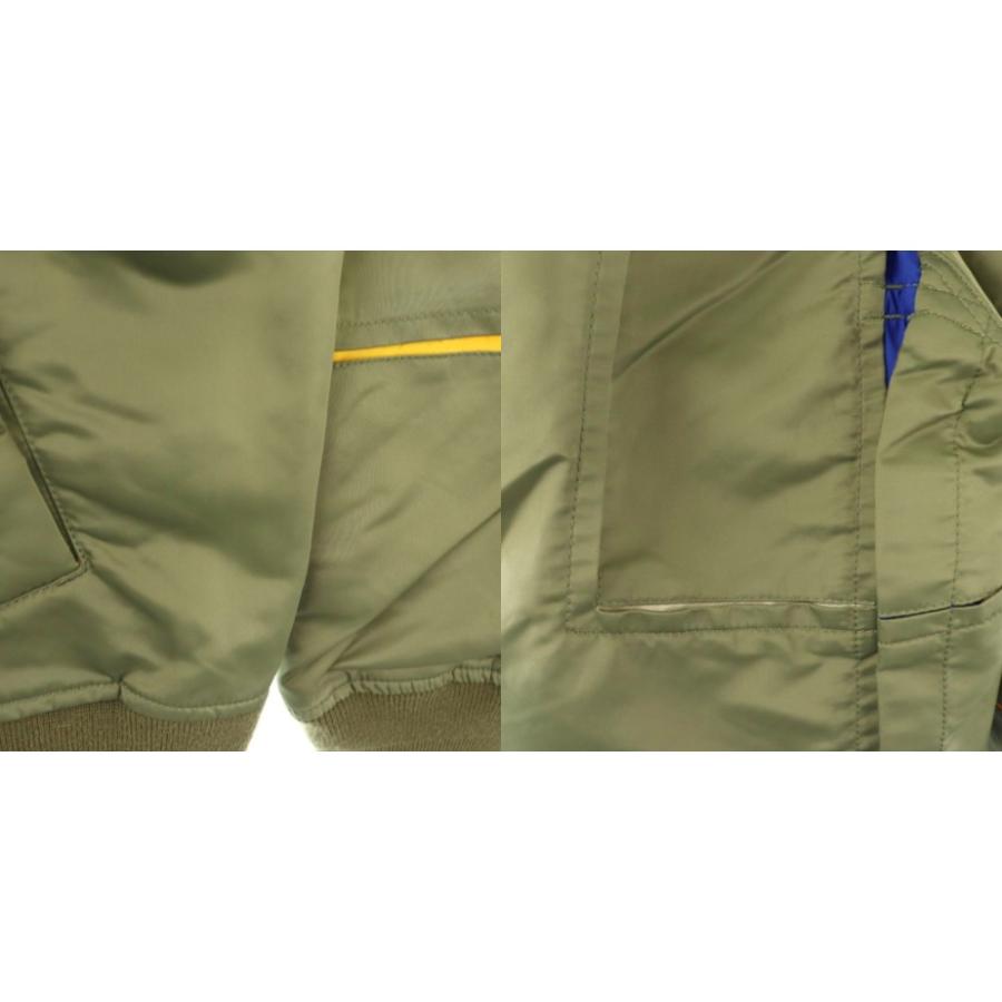 ジャケット・アウター sacai Nylon Twill Blouson MA1 21-02581M サカイ sacai Nylon Twill Blouson MA1ブルゾン 3 カーキ 21-02581M