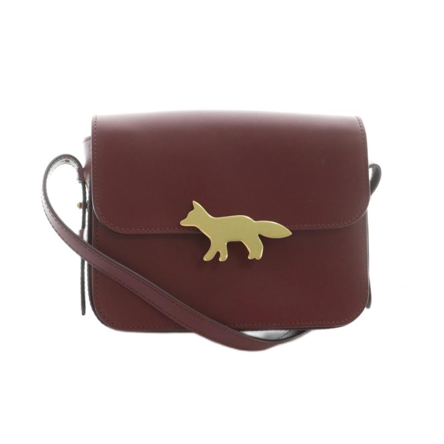 メゾンキツネ MAISON KITSUNE EDIE BAG ショルダーバッグ フラップ