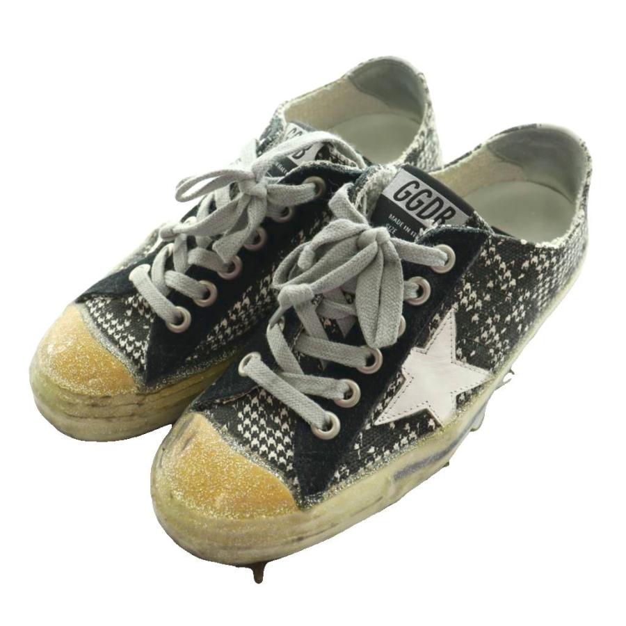 ゴールデングース GOLDEN GOOSE V-スター 2 V-Star 2 スニーカー 36 マルチカラー 黄色 イエロー 黒 ブラック /SS ■OS レディース