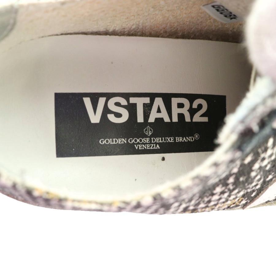 ゴールデングース GOLDEN GOOSE V-スター 2 V-Star 2 スニーカー 36 マルチカラー 黄色 イエロー 黒 ブラック /SS ■OS レディース