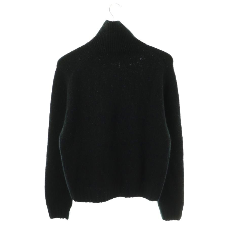 オーラリー 長袖セーター サイズ0 XS - 黒 オーラリー AURALEE A25AT02AR CASHMERE MELANGE KNIT TURTLE ニット