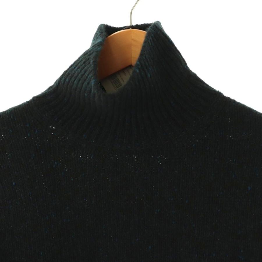 AURALEE 19AW アランニット　ブラック　黒　オーラリー　セーター AURALEE (オーラリー) モヘヤ クルーネック ニット AURALEEA24AP03K