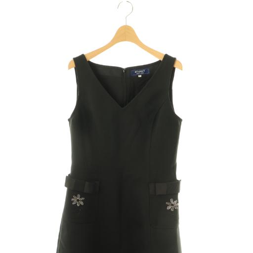 エムズグレイシー M'S GRACY リボン フラワー刺繍 ノースリーブ