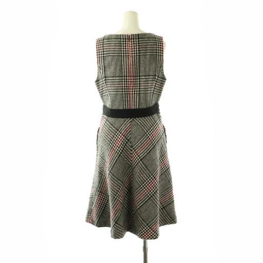 エムズグレイシー M'S GRACY チェック Vネック ノースリーブ