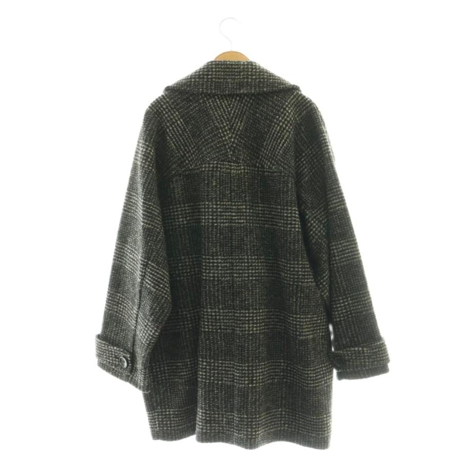 スピック&スパン Spick&Span 24AW Wスライバーチェックハーフコート