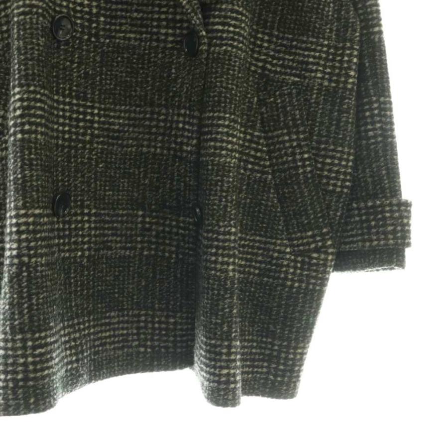 スピック&スパン Spick&Span 24AW Wスライバーチェックハーフコート