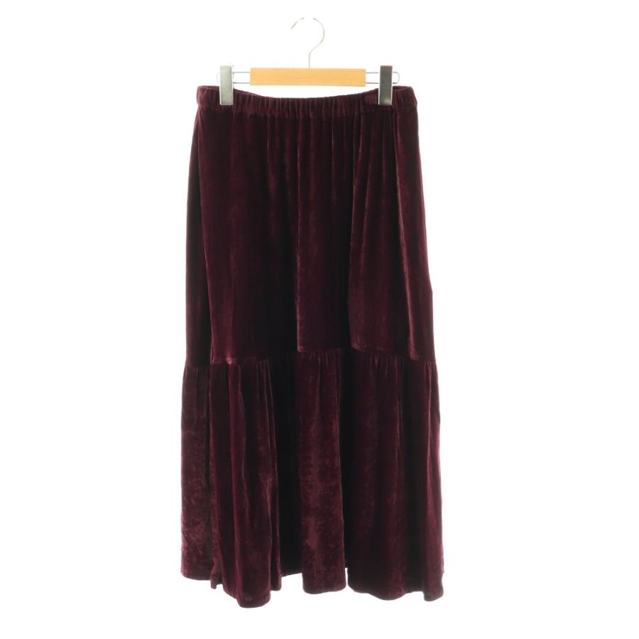 ステラマッカートニー STELLA McCARTNEY ベロアロングスカート  