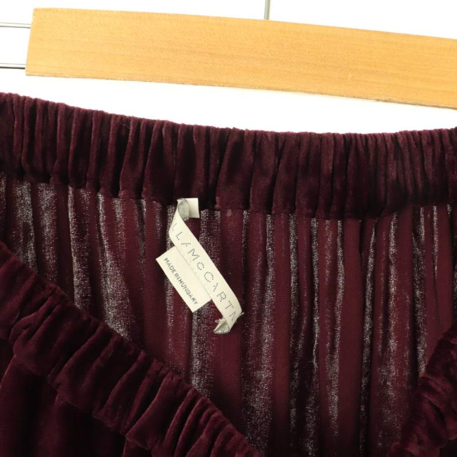 ステラマッカートニー STELLA McCARTNEY ベロアロングスカート  