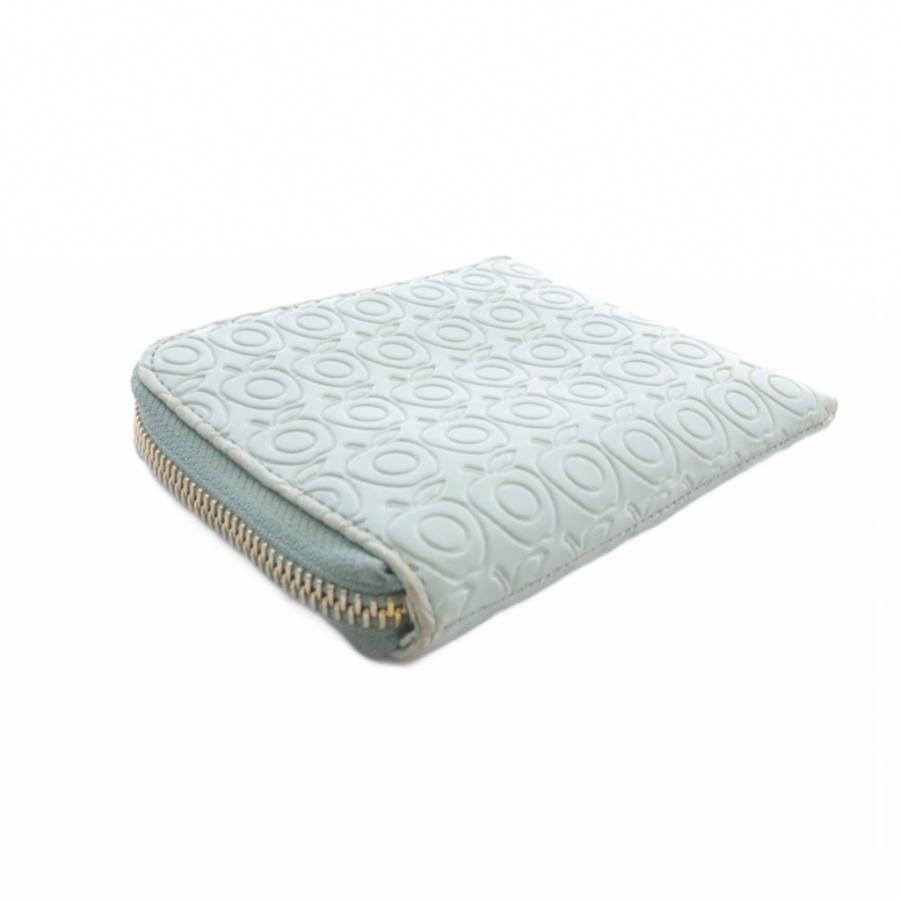 アンダーカバー UNDERCOVER Lジップウォレット 財布 水色 ライトブルー