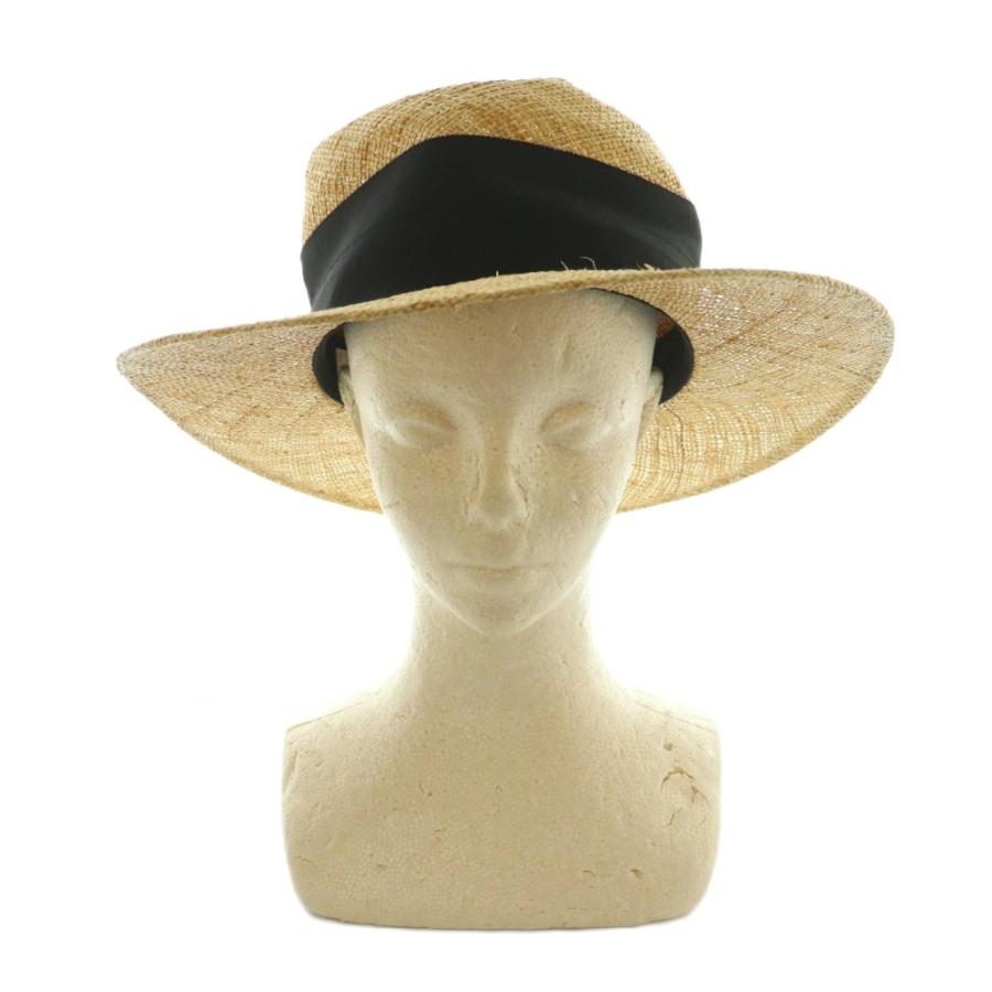 シャポードオー Bao Canotier Wide カンカン帽 ハット 帽子 57cm