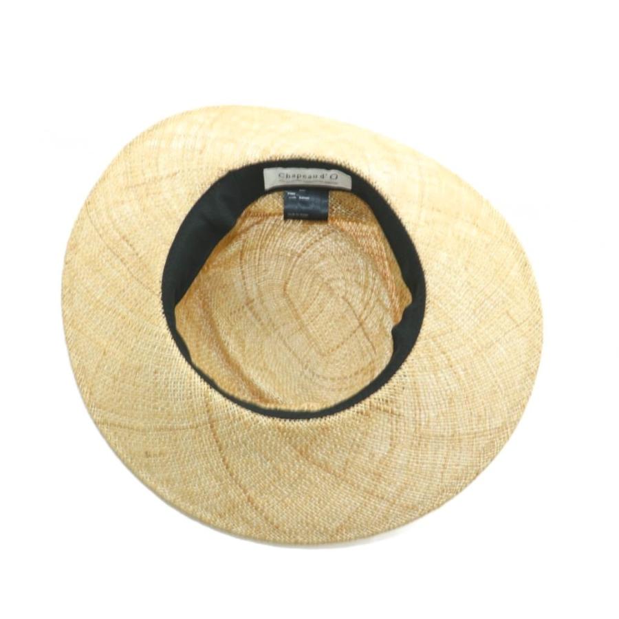 シャポードオー Bao Canotier Wide カンカン帽 ハット 帽子 57cm