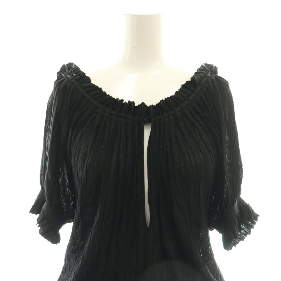 GUCCI（グッチ） プリーツショートスリーブワンピース ビスコース S  