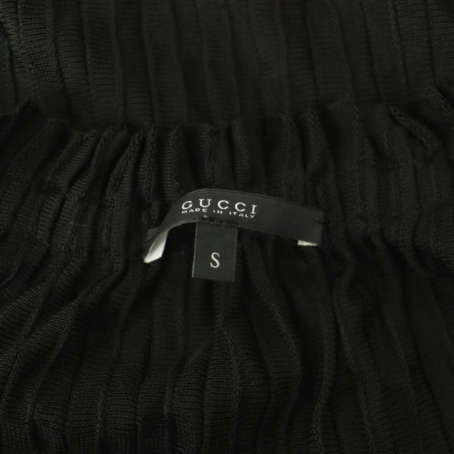 GUCCI（グッチ） プリーツショートスリーブワンピース ビスコース S  