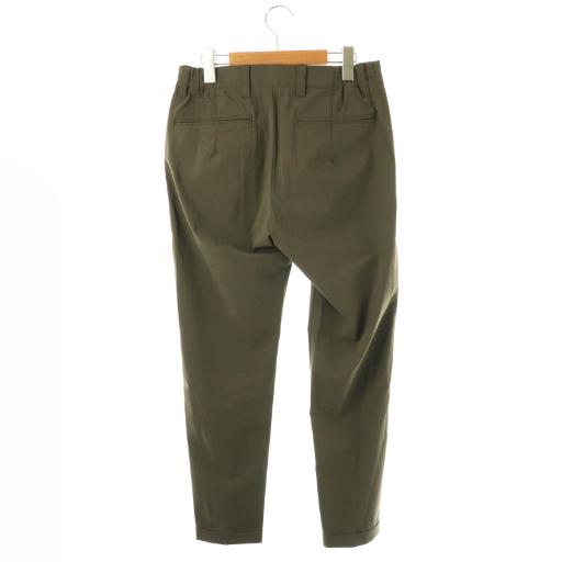 Y1 1piu1uguale3 CREASE SLACKS ［KHAKI］XL ウノピュウノウグァーレトレ 1PIU1UGUALE3 MRP606 CREASE SLACKS