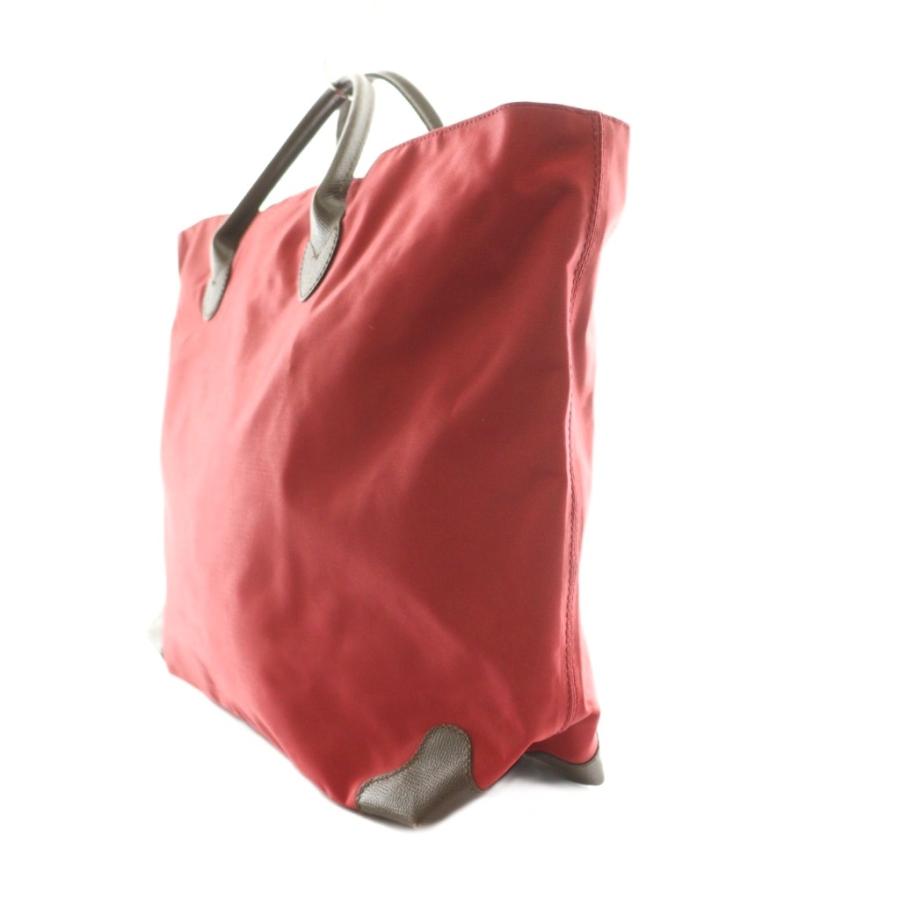 エルベシャプリエ Herve Chapelier 舟形トートバッグ 羊タグ ナイロン