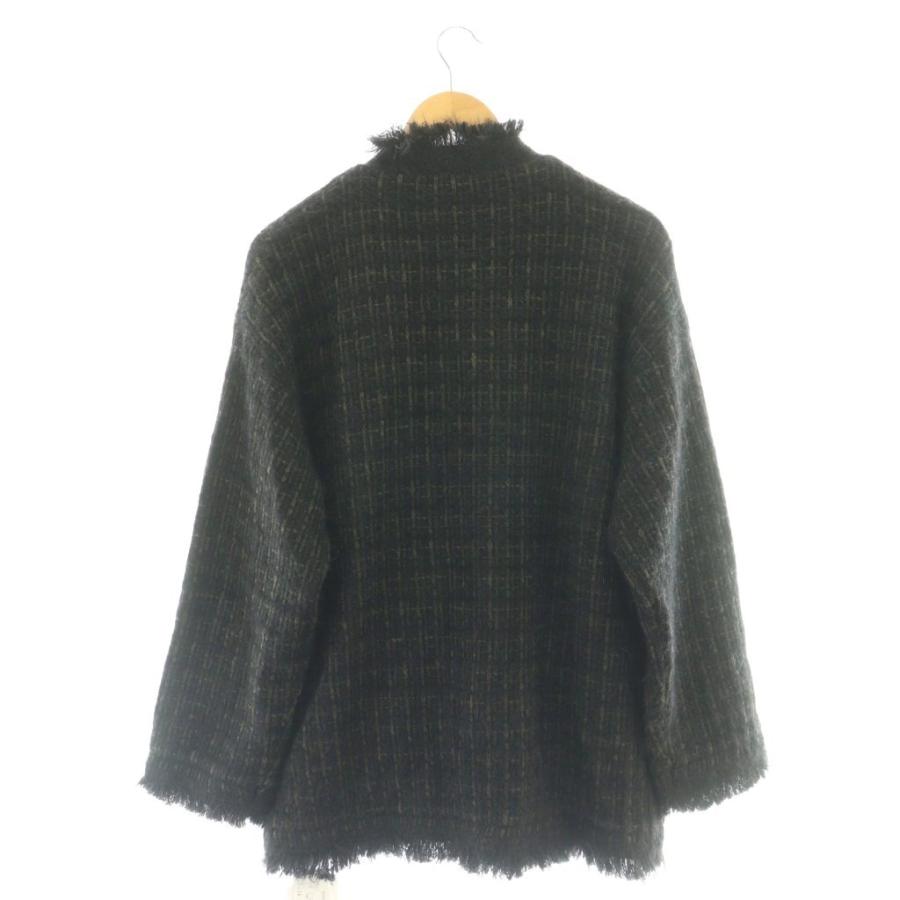 アメリ AMERI 25AW TWEED FRINGE KNIT CARDIGAN ツイードフリンジ