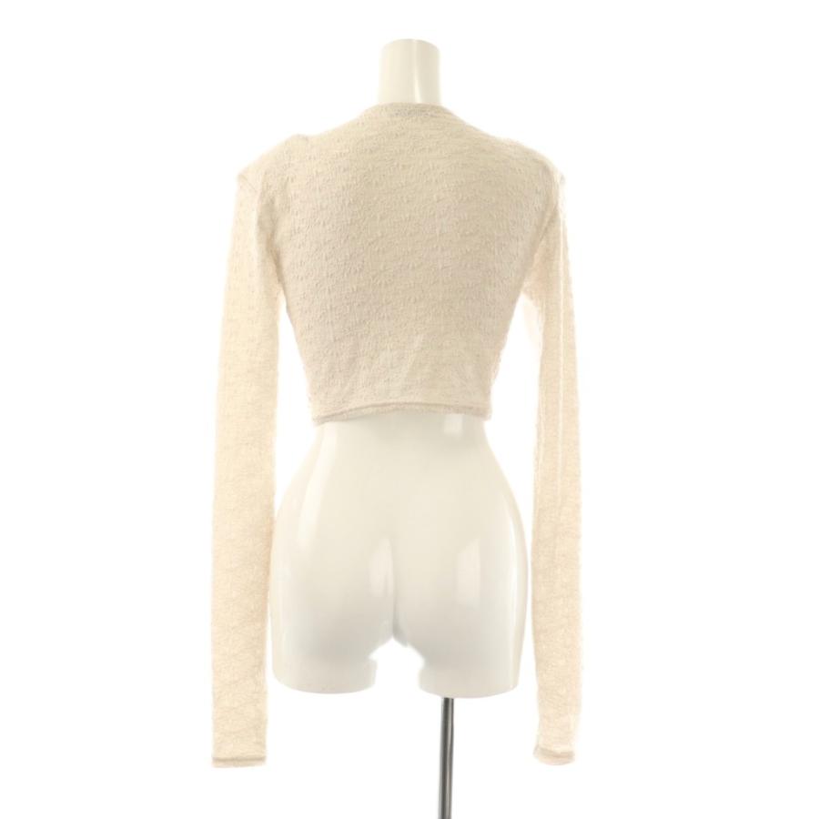 ザレッドスレッド THEREDTHREAD S lace up cardigan カーディガン 長袖