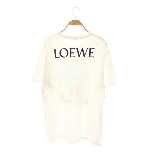 LOEWE（ロエベ） アートプリントTシャツ カットソー L ホワイト マルチ