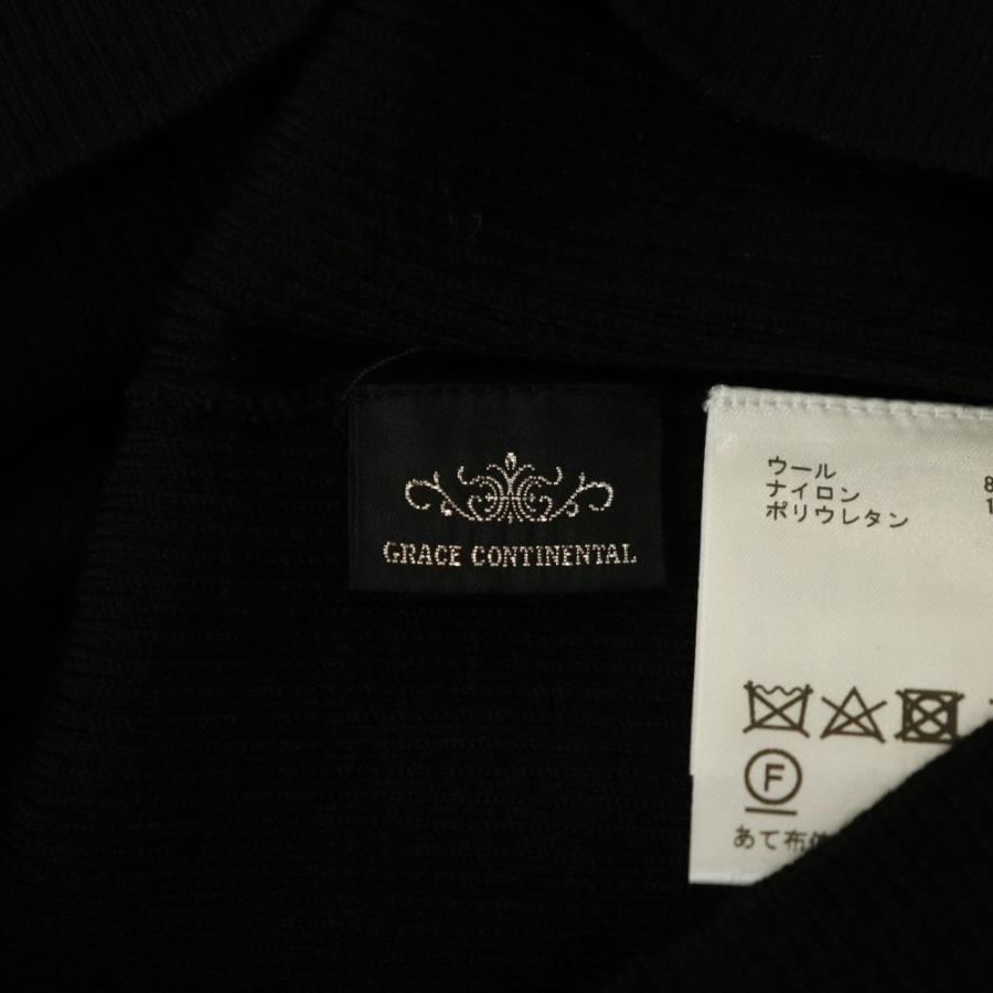 グレースコンチネンタル GRACE CONTINENTAL リブスリットニットトップ