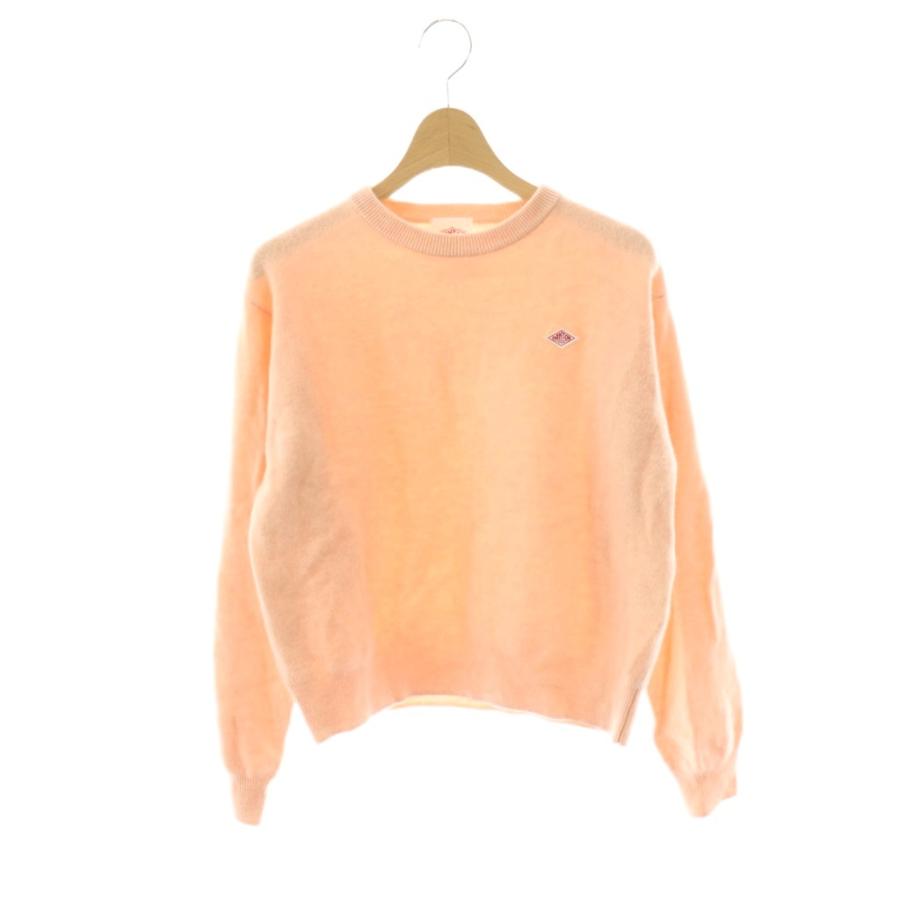 ダントン DANTON ウール ニット セーター 長袖 サーモンピンク /NR