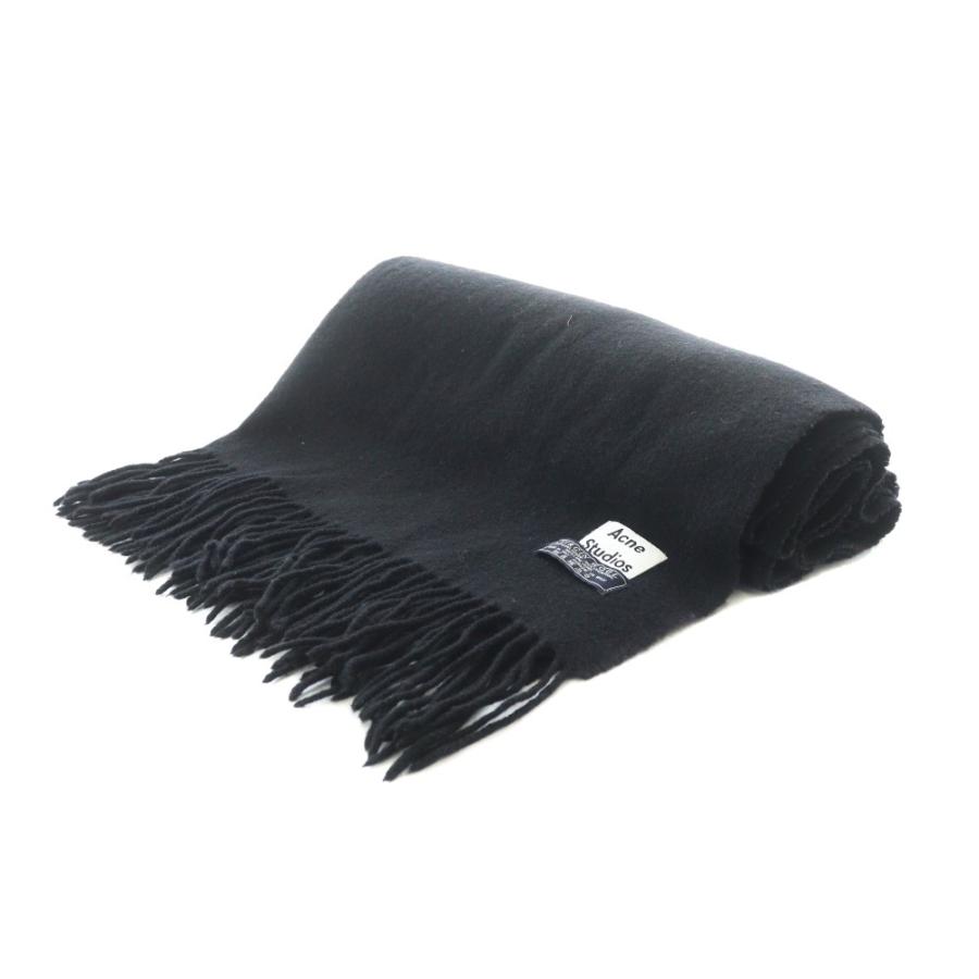 アクネ ストゥディオズ Acne Studios マフラー ウール 黒 ブラック