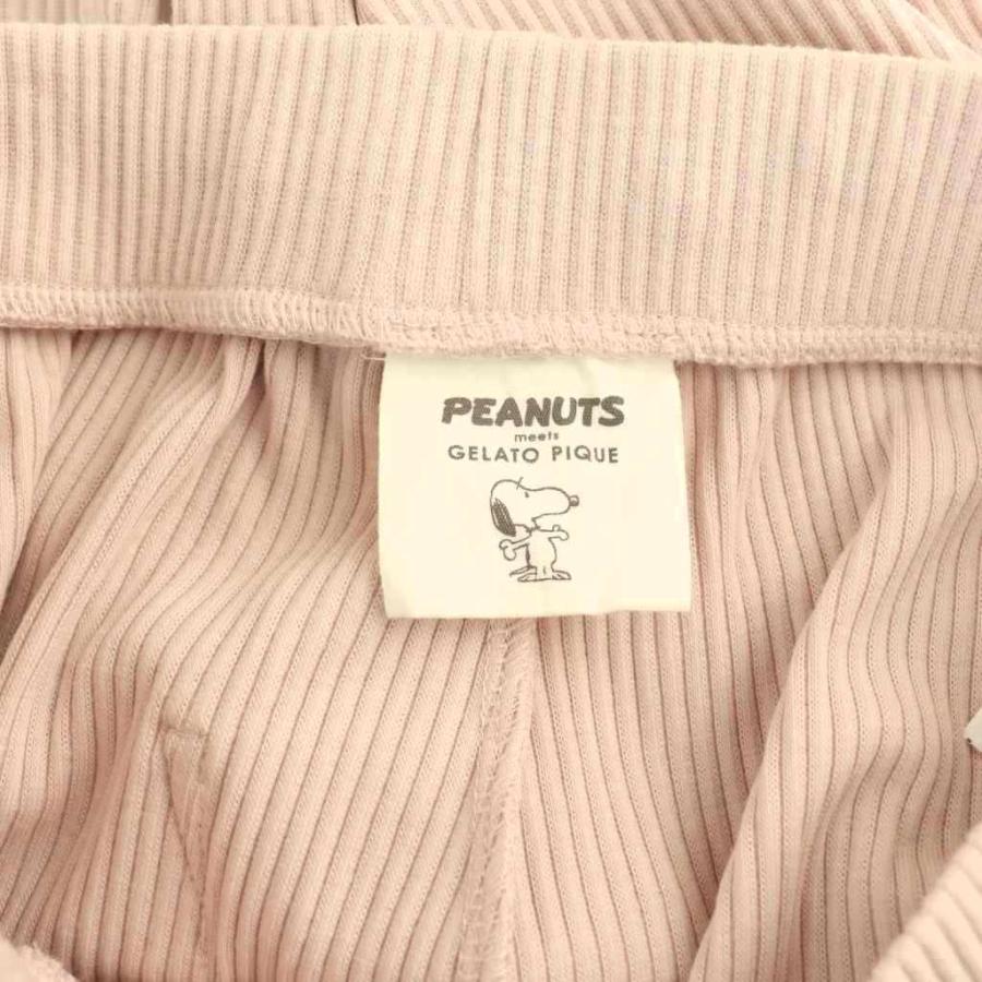 ジェラートピケ gelato pique SNOOPY リブロングパンツ ルームウェア