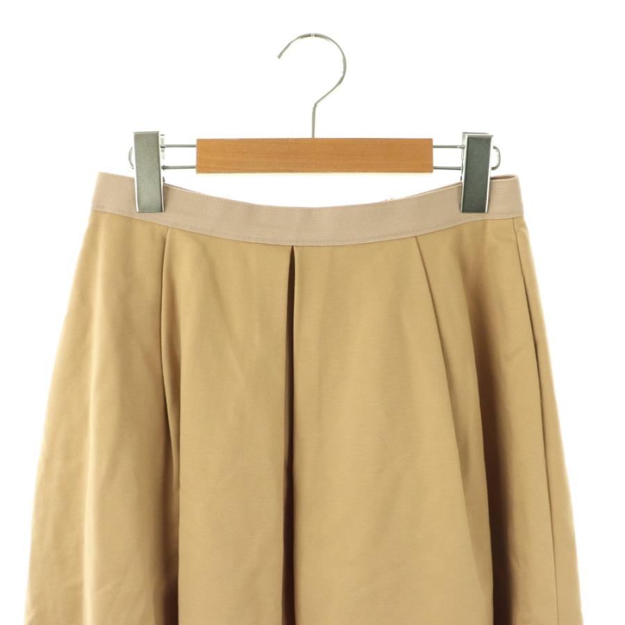 エムズグレイシー M'S GRACY リボン タック フレアスカート 膝丈 38