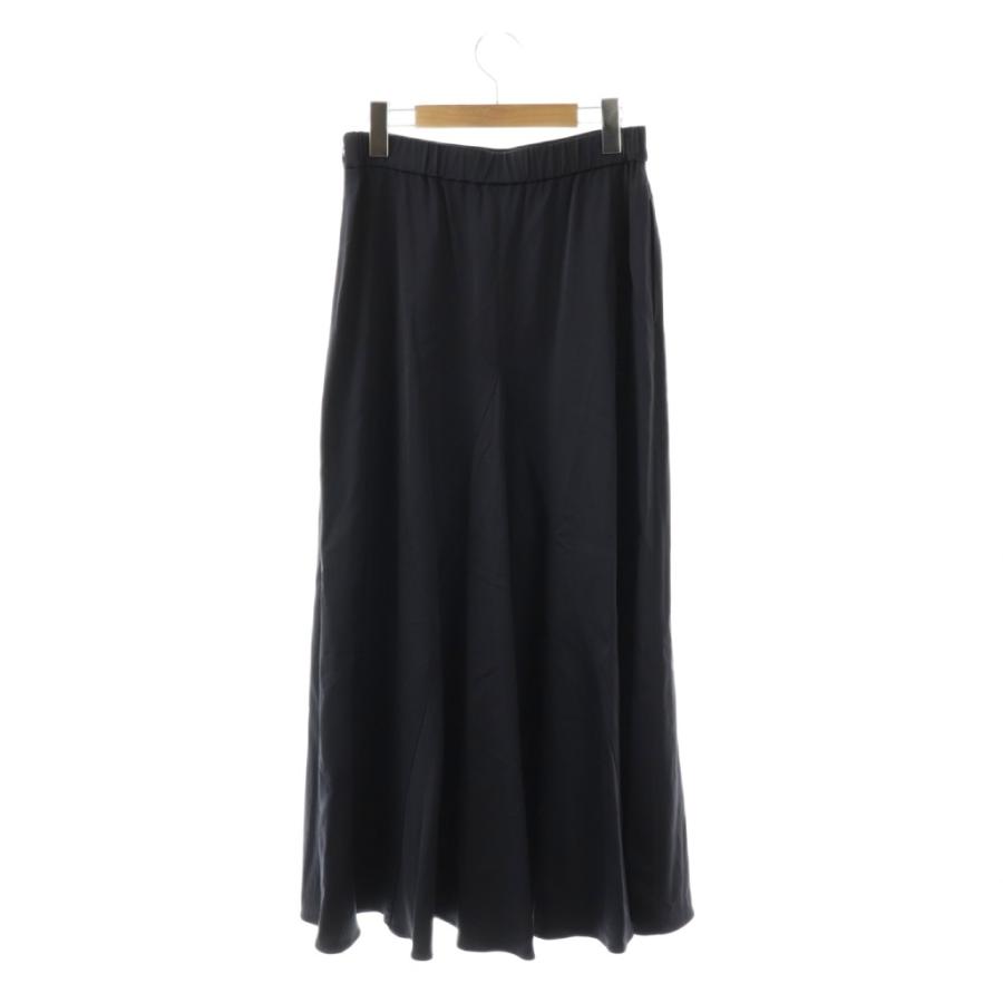 美品【ebure エブール】マキシスカート　ギャザー　フレア　シワ加工　36 ebure エブール レディース ロング・マキシ丈スカート サイズ：36(S位