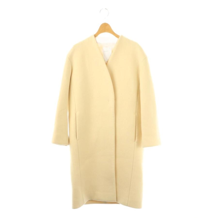 ノーブル NOBLE MTRウールカシミヤ Vカラーコート ノーカラーコート 34