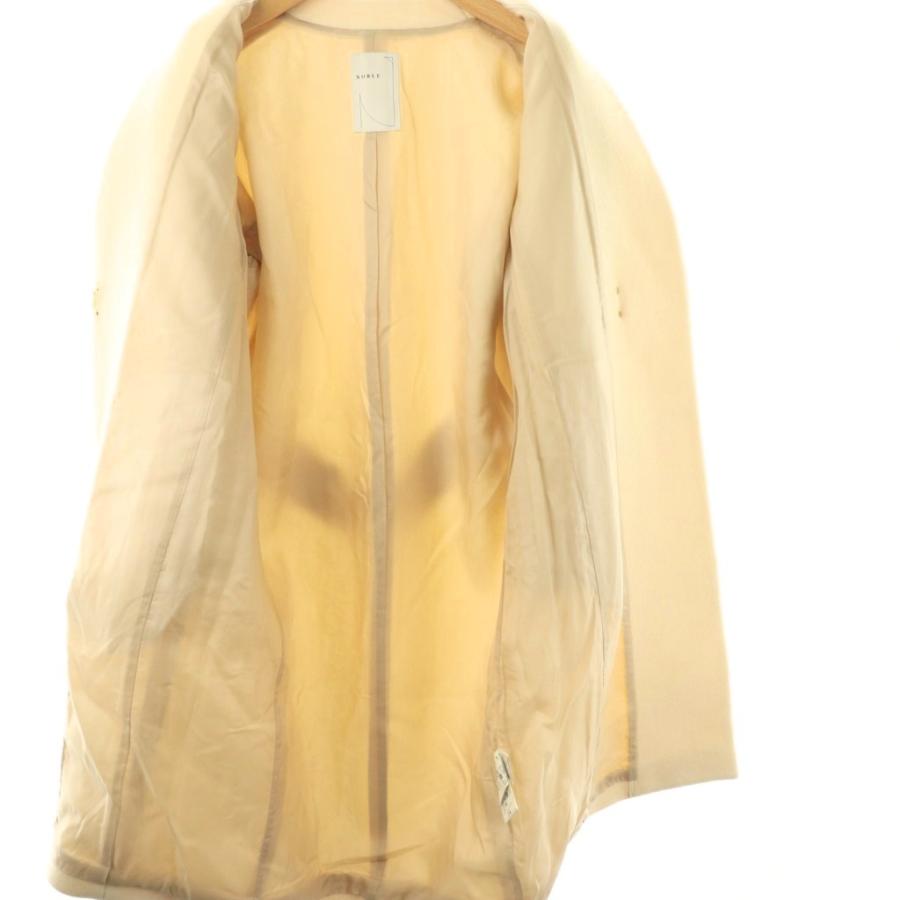 ノーブル NOBLE MTRウールカシミヤ Vカラーコート ノーカラーコート 34