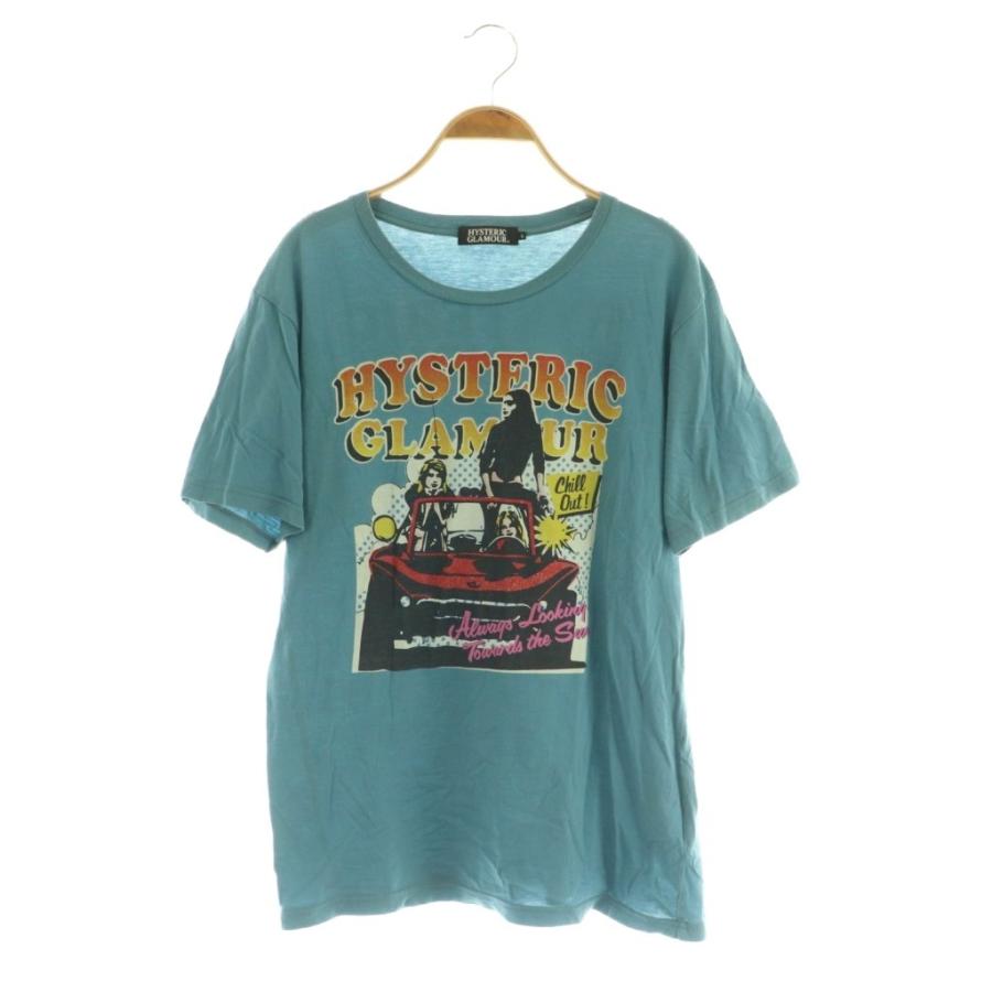 HYSTERIC GLAMOUR ヒステリックグラマー　半袖tee プリント HYSTERIC GLAMOUR（ヒステリックグラマー） プリントTシャツ 半袖 L